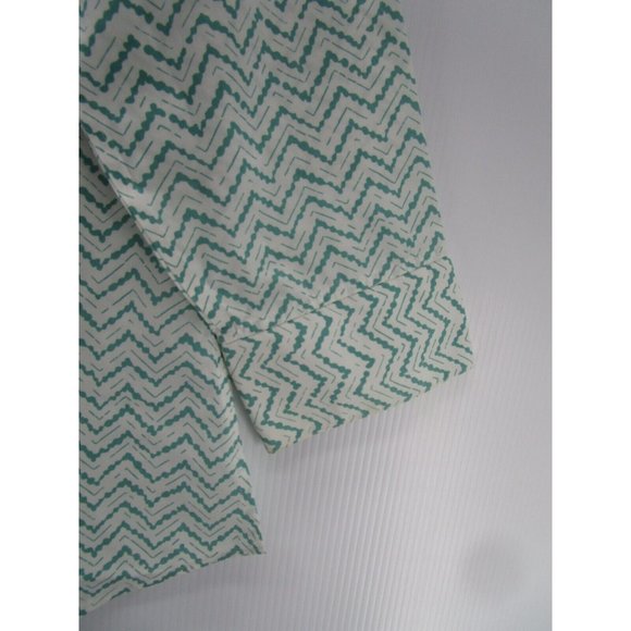 Chicos Shirt 1 White Button Down Career Preppy Slit Sleeves Woven * - Picture 3 of 11